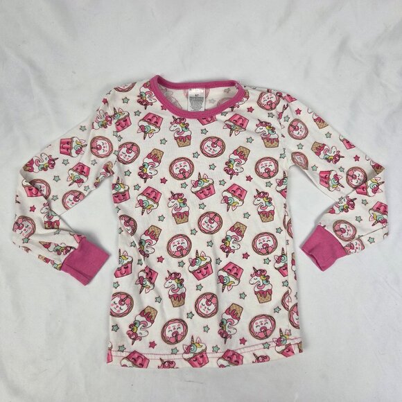 Swegles 100% Cotton Size 6/7 Cotton Unicorn and Cupcakes Pajamas - Picture 1 of 5